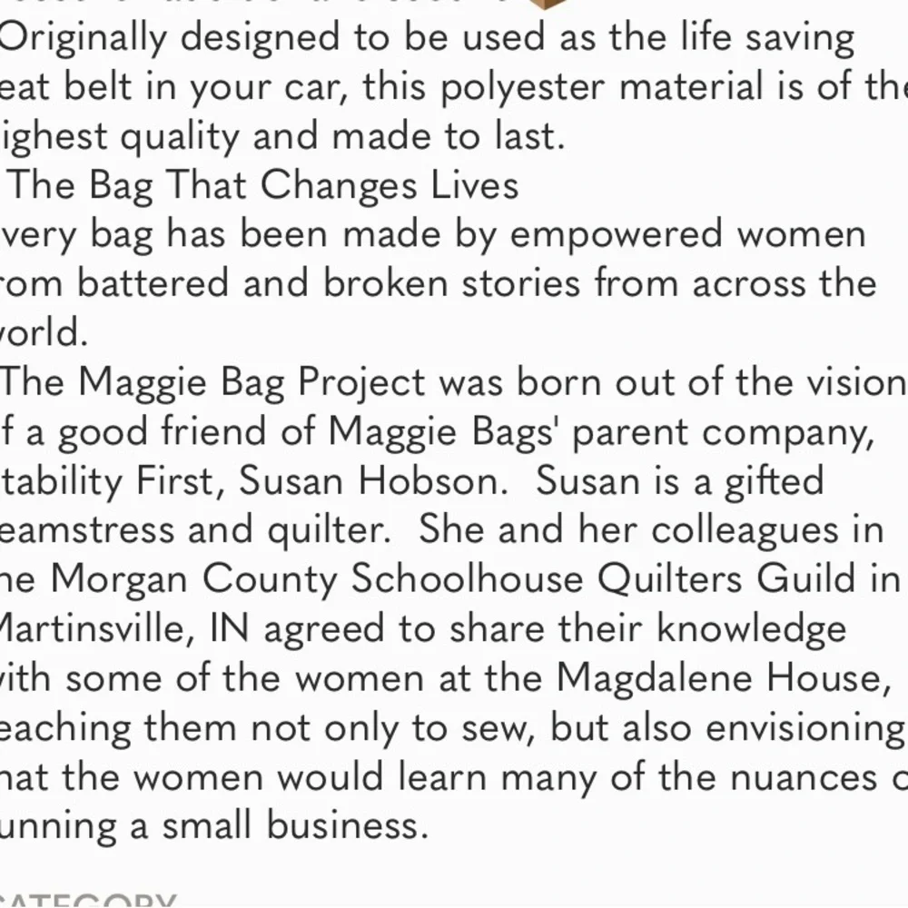 Maggie Bags Go green Seatbelt purse - Picture 11 of 11